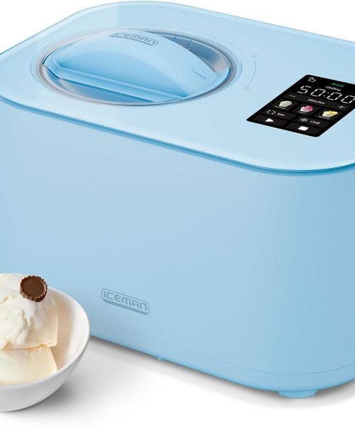 Iceman by Chefman Trio Ice Cream Maker | No Pre-Freezing with Built-In Compressor | for Ice Cream.