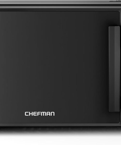 Chefman Countertop Microwave Oven 0.9 Cu. Ft.. 900 Watts with 10 Power Levels.