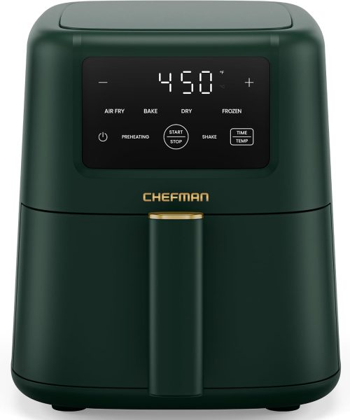 Chefman Compact Air Fryer 3.5 QT - Slim Design Fits Small Kitchens.