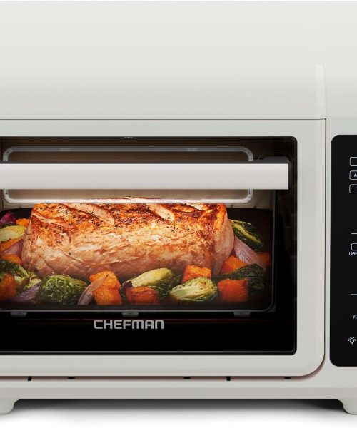 Chefman Air Fryer Toaster Oven Combo. Countertop Oven for Quick & Healthy Meals. Bake. Broil. Air Fry. Toast.