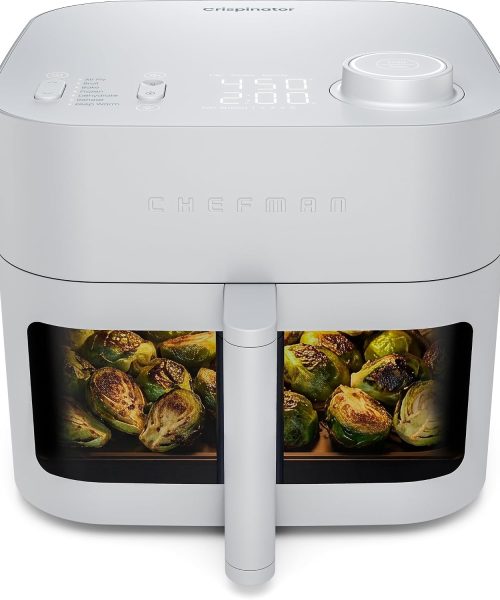 Chefman Crispinator Air Fryer 7-in-1 with 8 Qt Capacity.